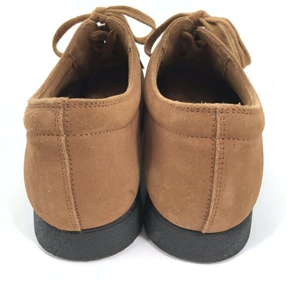 Vintage Enzo‎ of Roma Suede Leather Oxfords Lace Up Laser Cut Mens EU 43 US 9.5 - Picture 5 of 9